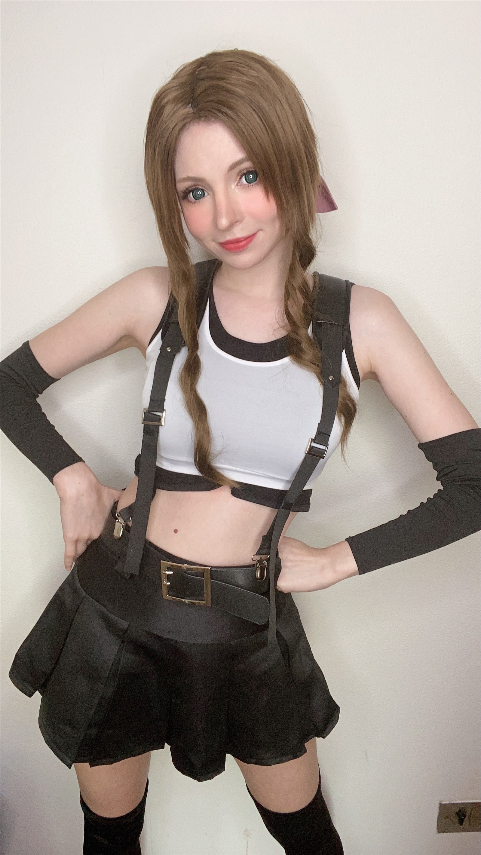 cos Peach milky - Aerith Tifa Swap(42)